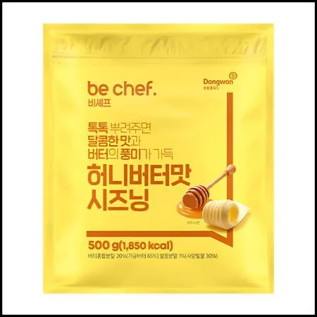[신규] 비셰프 동원 허니버터맛시즈닝 500g 허니버터맛파우더