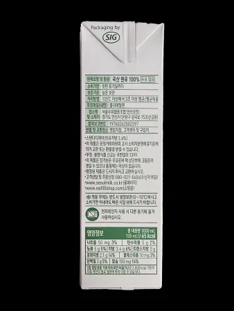 서울우유 멸균우유 1L 실온보관 이미지