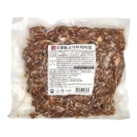 오뗄 불고기 프리미엄 500g 냉동 피자토핑 불고기피자 불고기 이미지