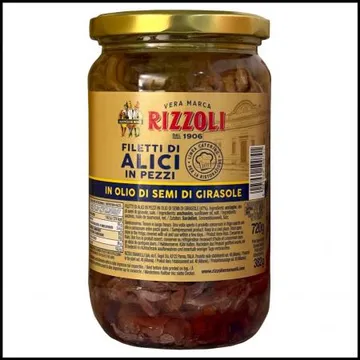 리졸리 엔쵸비 720g(고형량 382g) 앤쵸비 안쵸비필렛 앤쵸비파스타 멸치절임