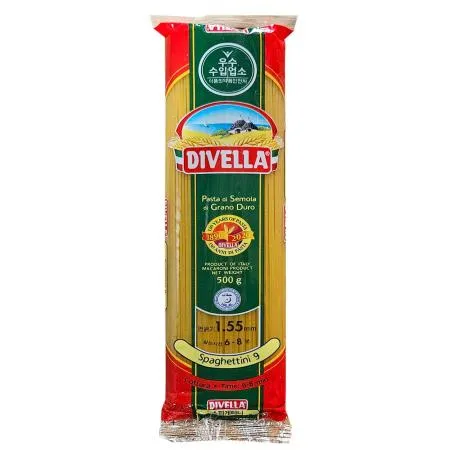 디벨라 스파게티니 파스타면 9호 (얇은면) 500g