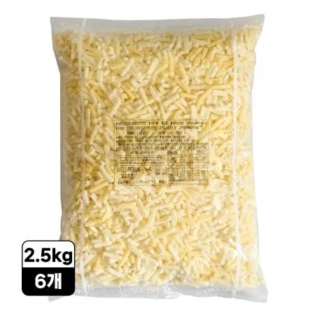 [6개] 이너피스 프리미엄 피자치즈 냉장 2.5kg