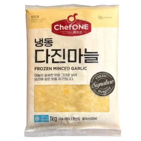 냉동 간마늘 다진마늘 1kg 마늘100% 중국산