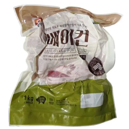 사조오양 삼겹 베이컨 1kg 냉동 파지 뭉치 요리용