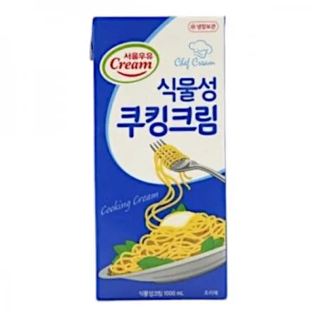 서울우유 식물성쿠킹크림 (식물성) 1L 냉장크림 냉장유크림 이미지