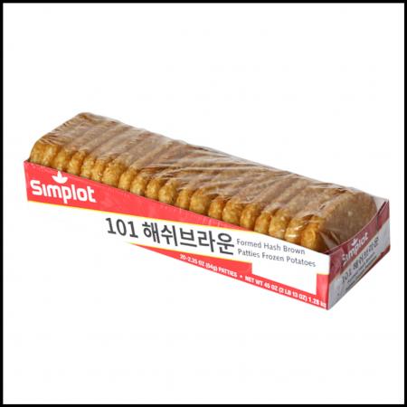 심플로트 해쉬브라운 (떡감자) [냉동] 1.28kg 감자튀김
