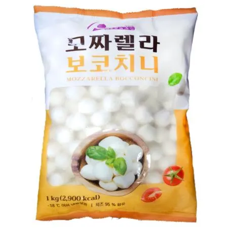 FMK 모짜렐라 보코치니 펄치즈 1kg 구슬치즈 알치즈 냉동 한입크기