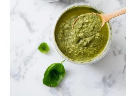 선인 바질페스토 (냉동) 1kg 바질 53% 스프레드 파스타 피자 샐러드 활용 이미지