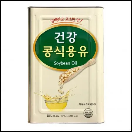 건강 대두유 18L 말통 업소용기름 식당용 대용량 식용유