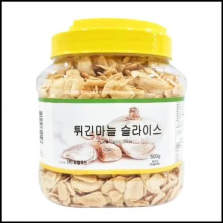튀긴 마늘 슬라이스 500g 갈릭후레이크 마늘칩 갈릭칩 카레 하이라이스 데코