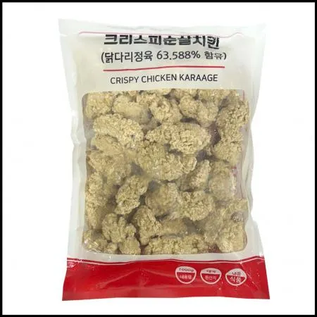 에즈원 크리스피순살치킨 1kg 냉동 치킨가라게 태국산