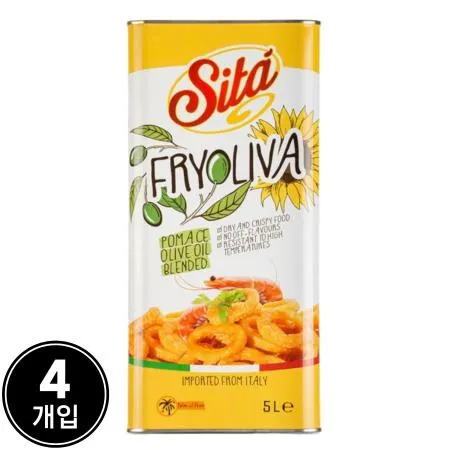 [4개] 시타 프리올리바 혼합 올리브오일[포마스/버진/해바라기유] 5L