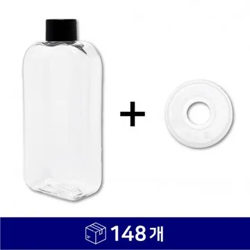 밀크티 페트병 250ml 24파이+로션 속뚜껑 148개 검정캡