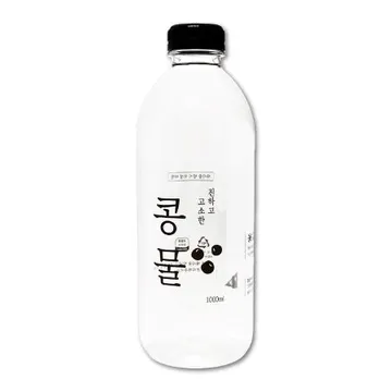 콩물 라벨 페트병 1000ml 38파이 1개 검정캡