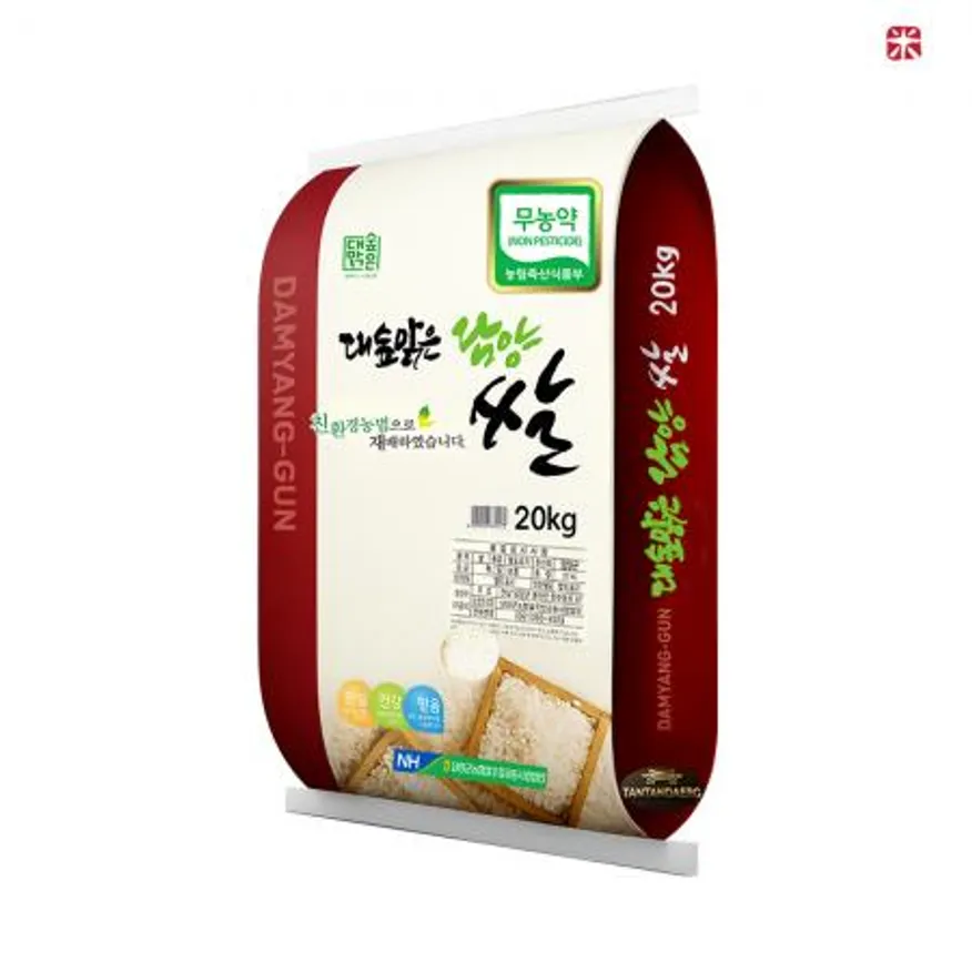 무농약쌀 20kg/ 당일도정 상등급 단일품종 새청무 I 담양군농협 우렁이농법 25년산 담양쌀 이미지