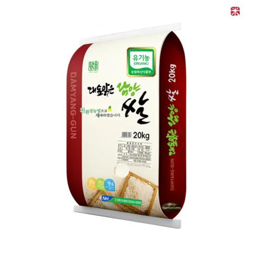 유기농쌀 20kg/ 당일도정 상등급 단일품종 새청무 I 담양군농협 우렁이농법 25년산 담양쌀 이미지