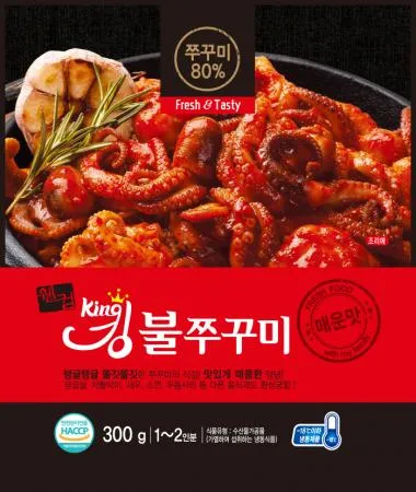 웰컴 킹불쭈꾸미 양념 쭈꾸미볶음 300g 캠핑 밀키트