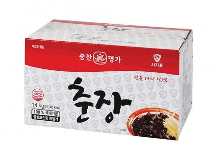 중찬명가 사자표 춘장 14키로 중식당 말통 춘장 업소용 춘장 대용량 1박스 이미지