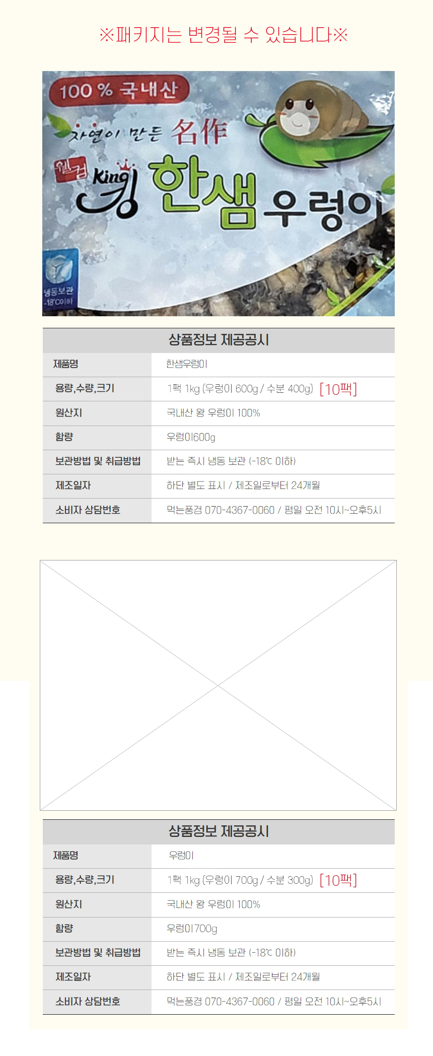 상품정보제공고시