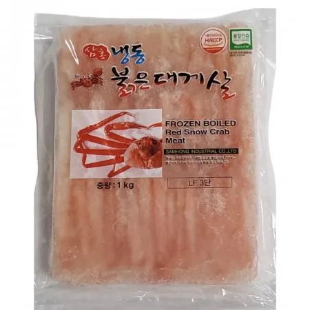 냉동 홍게살 1kg 국산 붉은 대게살 LF3단(몸통+다리살) 혼합살