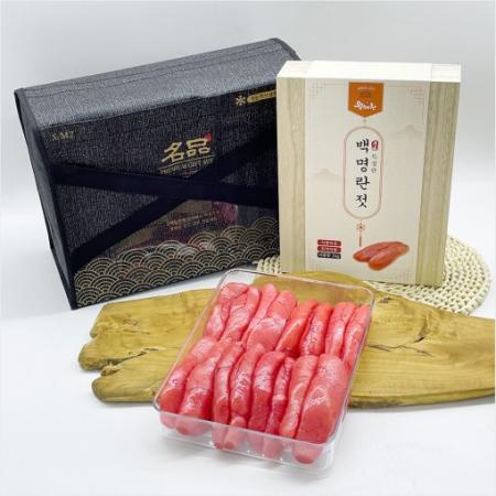 왕애찬 프리미엄 오동나무 선물세트 백명란젓 특정란 1kg