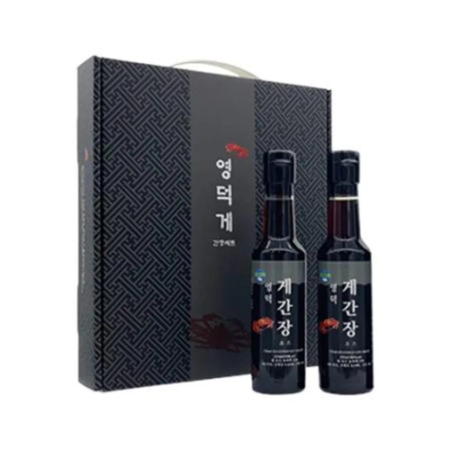 영덕 게간장 소스 2종 고급 선물세트 250ml 2병 이미지