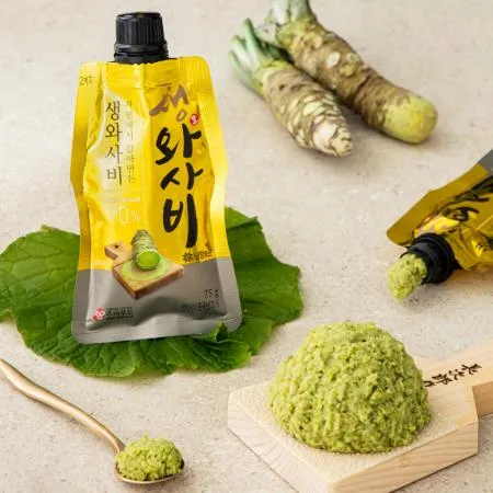 자연에서 갈아만든 생와사비 70% 75g 24개 주비푸드