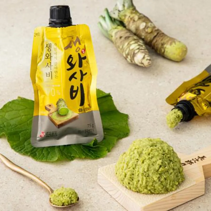 자연에서 갈아만든 생와사비 70% 75g 24개 주비푸드 이미지