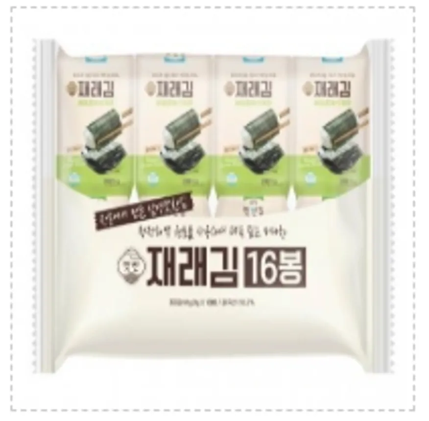맛찬김_삼영) 재래김_도시락김_16봉 이미지