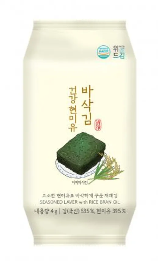 위드김 건강현미유 바삭김 4g x 16봉 (총16개입) 이미지