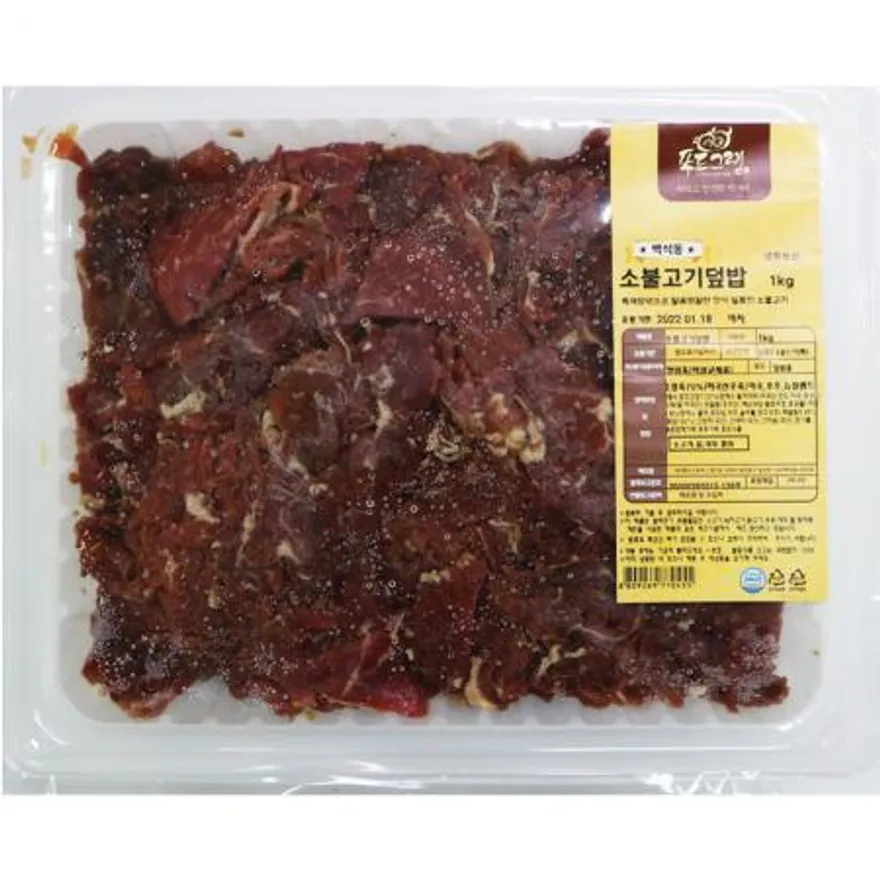 (수입) 푸드그램 소불고기 덮밥 4kg 이미지