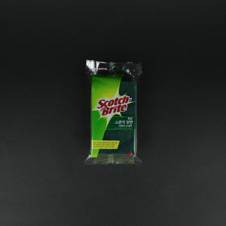 [1개] 3M 스카치-브라이트 항균 양면 스폰지 수세미 대