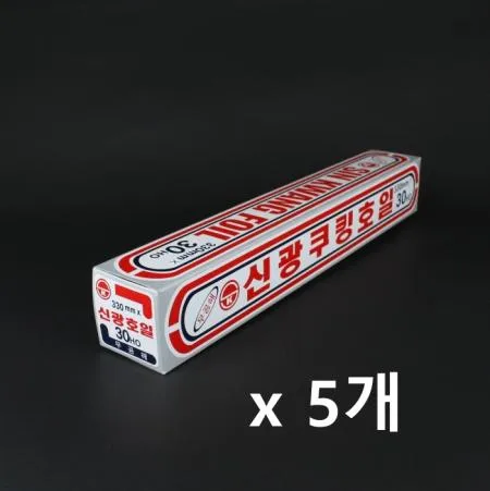 [5개] 신광은박 신광호일 33cm x 30HO x 16u