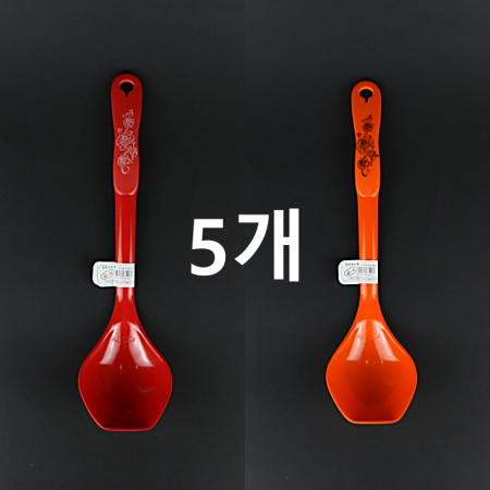 [5개] 파인쿡 멜라민 만두국자 특대 [색상랜덤]