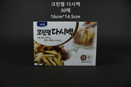 [1개] 크린랲 다시백 육수백-대 30개입