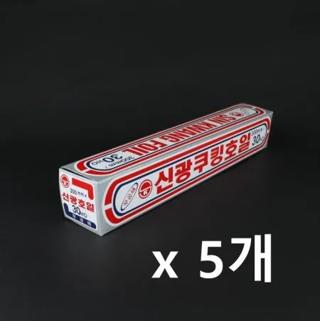 [5개] 신광은박 신광호일 30cm x 30HO x 16u