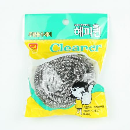 [1개] 해피퀸 철 수세미 10개입