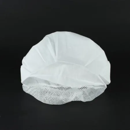 조리모 주방 위생모 백색 반망 10개 이미지