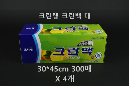 [4개] 크린랲 크린백 대 300매