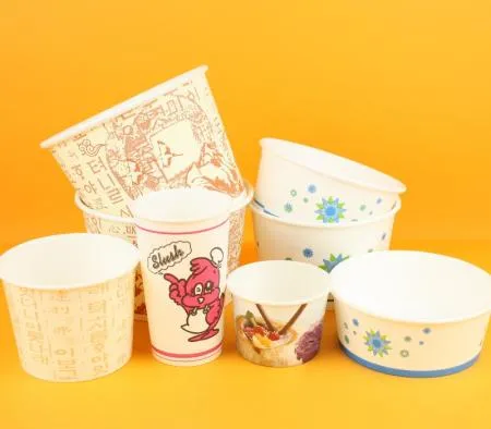 [1줄] 업소용 종이컵 라면,우동컵 850cc 25개입 이미지