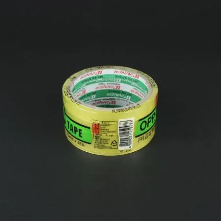 [50개] 금성 OPP 아크릴 투명 4절 테이프 12mm*25m x4개입 이미지