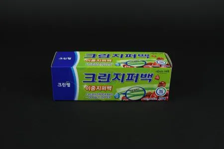 [30개] 크린랲 이중지퍼백 소형 20매 [1박스] 이미지