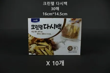 [10개] 크린랲 다시백 육수백-대 30개입