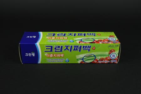 [30개] 크린랲 이중지퍼백 대형 20매 [1박스] 이미지