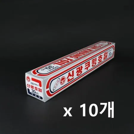[10개] 신광은박 신광호일 33cm x 30HO x 16u