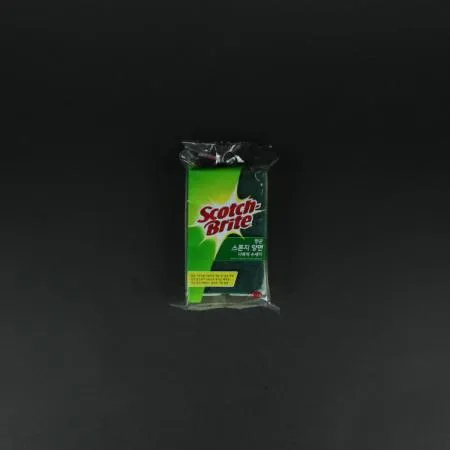 [1개] 3M 스카치-브라이트 항균 양면 스폰지 수세미 소