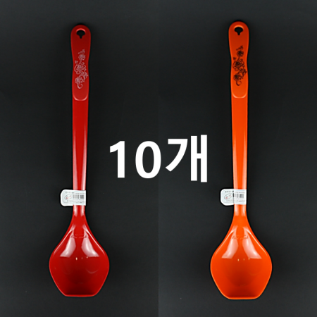 [10개] 파인쿡 멜라민 만두국자 왕특대 [색상랜덤]