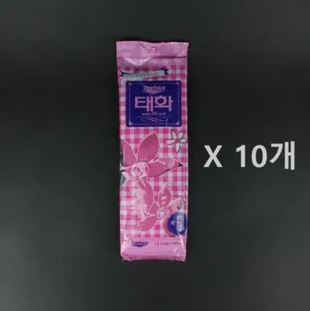 [10개] 태화 고무장갑 미니 S 핑크
