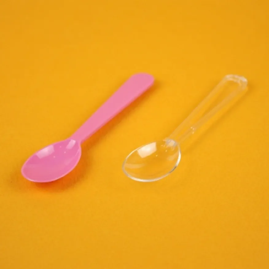 업소용 아이스크림 스푼 10000개입 핑크 이미지