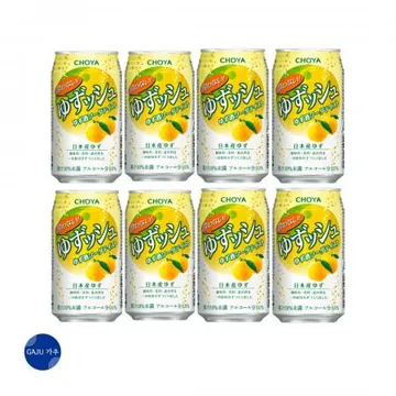 초야 CHOYA 논알콜 요와나이 유즈슈 350ml x 8개